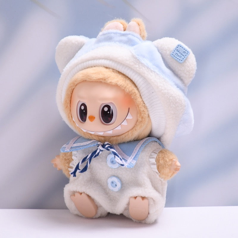 Labubu Blue Polar Bear Collection