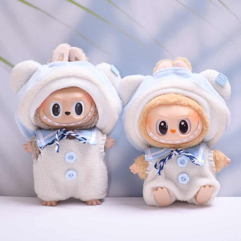 Labubu Blue Polar Bear Collection